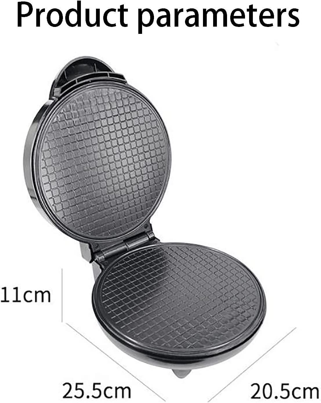 PRABOS PRABOS Waffle Cone and Bowl Maker Homemade Ice Cream Cone Iron Machine Includes Shaper Roller Suitable for Restaurant Dessert Shop Snack Family