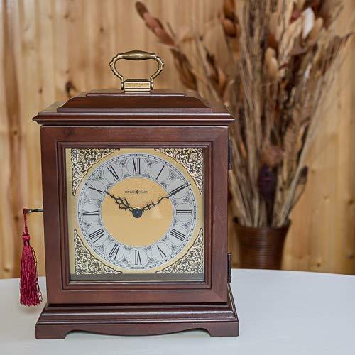 Silverlight Urns Continuum Cherry Clock Cremation Urn for Ashes by Howard Miller, Wood, Wooden Memorial Urn, Adult Sized Cremation Urn, 10.25 Inches High