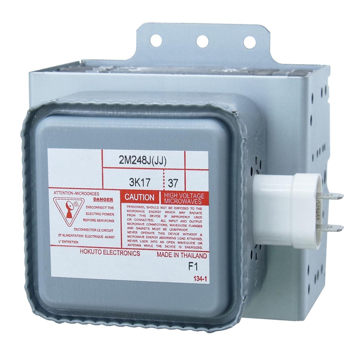 BAY Direct Microwave Oven Magnetron 2M248J (GS) 2M253J Replacement by BAY Direct for Toshiba Replaces WB27X10309 10QBP1006 2M248J (FN) 4150019905 2M248J (GM) 2E-13-37 2M217J 2M253J(XB) Magnetron