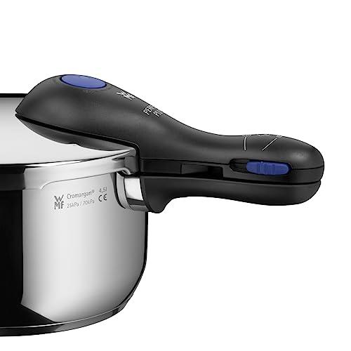 WMF WMF Perfect Plus Quick Cooker Diameter 22 cm Diameter of 6 Litres and a Half with Flame Protection Cromargan Stainless Steel for Induction