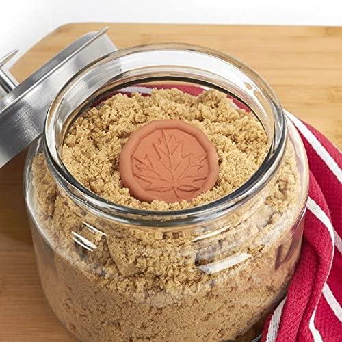 JBK Pottery JBK Pottery Brown Sugar Saver - Terra Cotta Humidifying Stone Softens Brown Sugar - Natural Clay Moisture Absorber for Foods and Spices - Honey Beehive