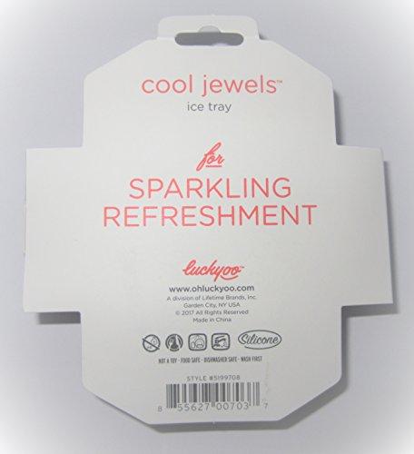 Luckyoo ICE CUBE TRAY CALLED\"COOL JEWELS\" BY LUCKYOO