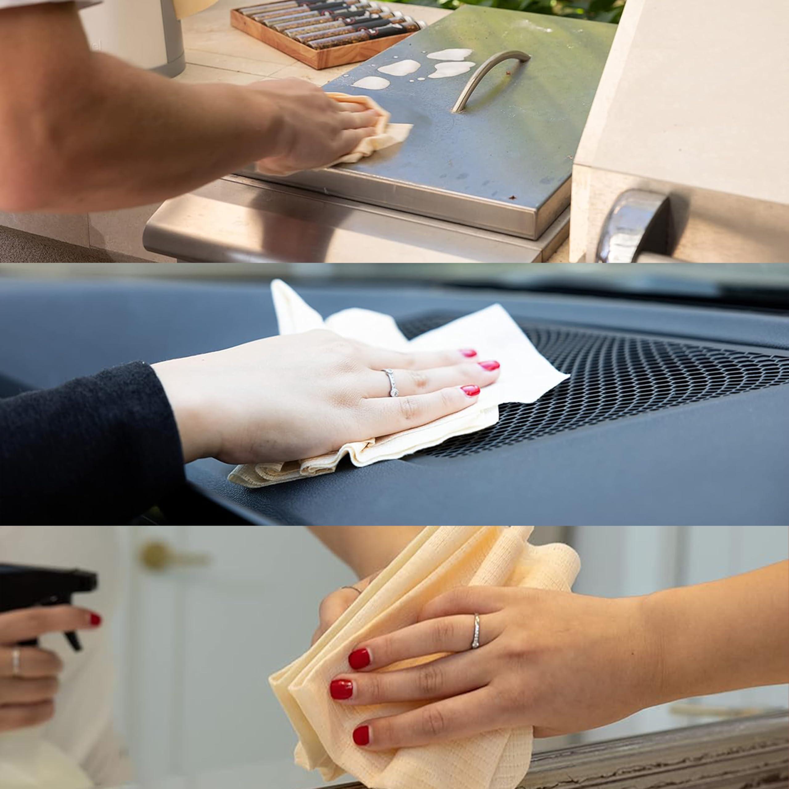 YOWEL YOWEL Under Cabinet Reusable Towel Dispenser | Includes 40-Eco Friendly Reusable Towels, 1-Mesh Bag, 2-Hooks