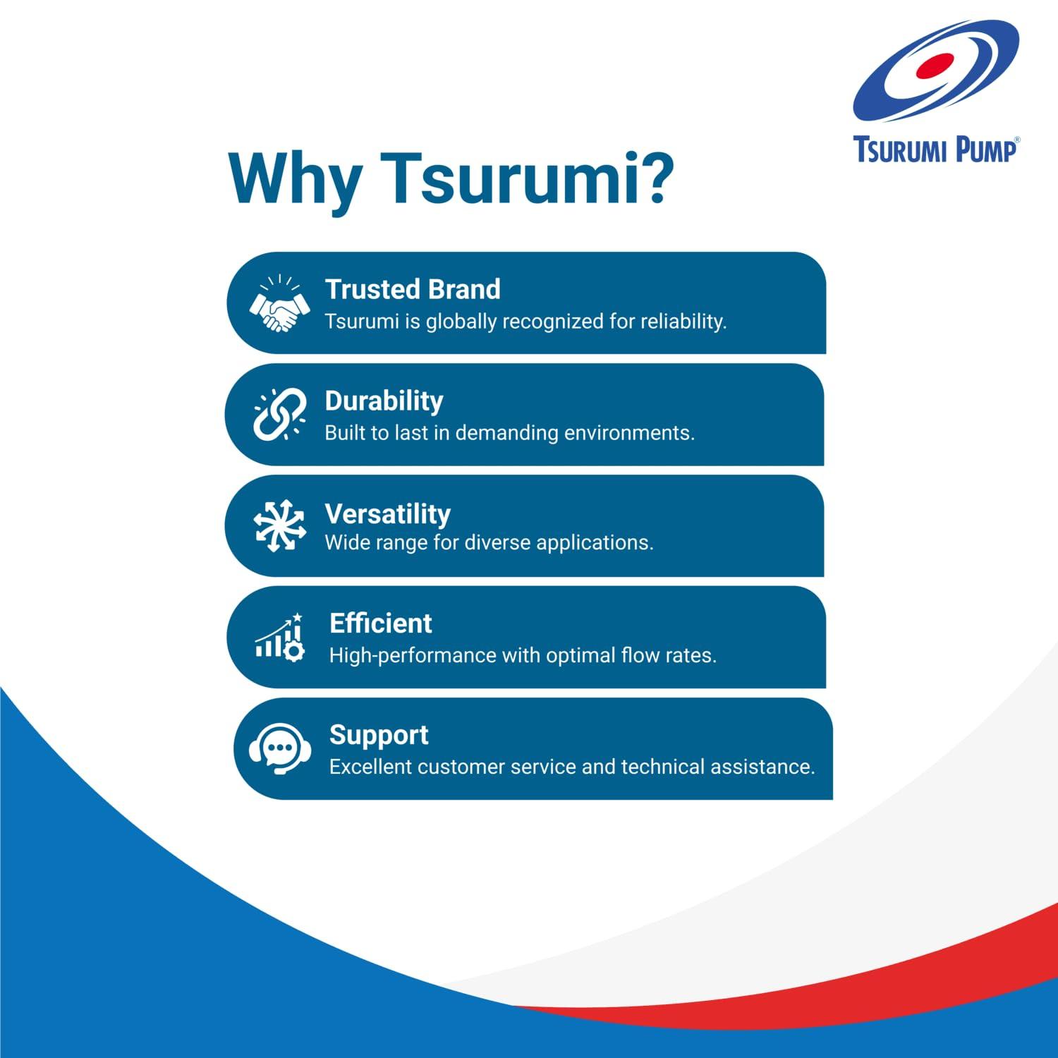 Tsurumi Tsurumi Pump HS2.4S 2\" 1/2HP Submersible Trash Pump