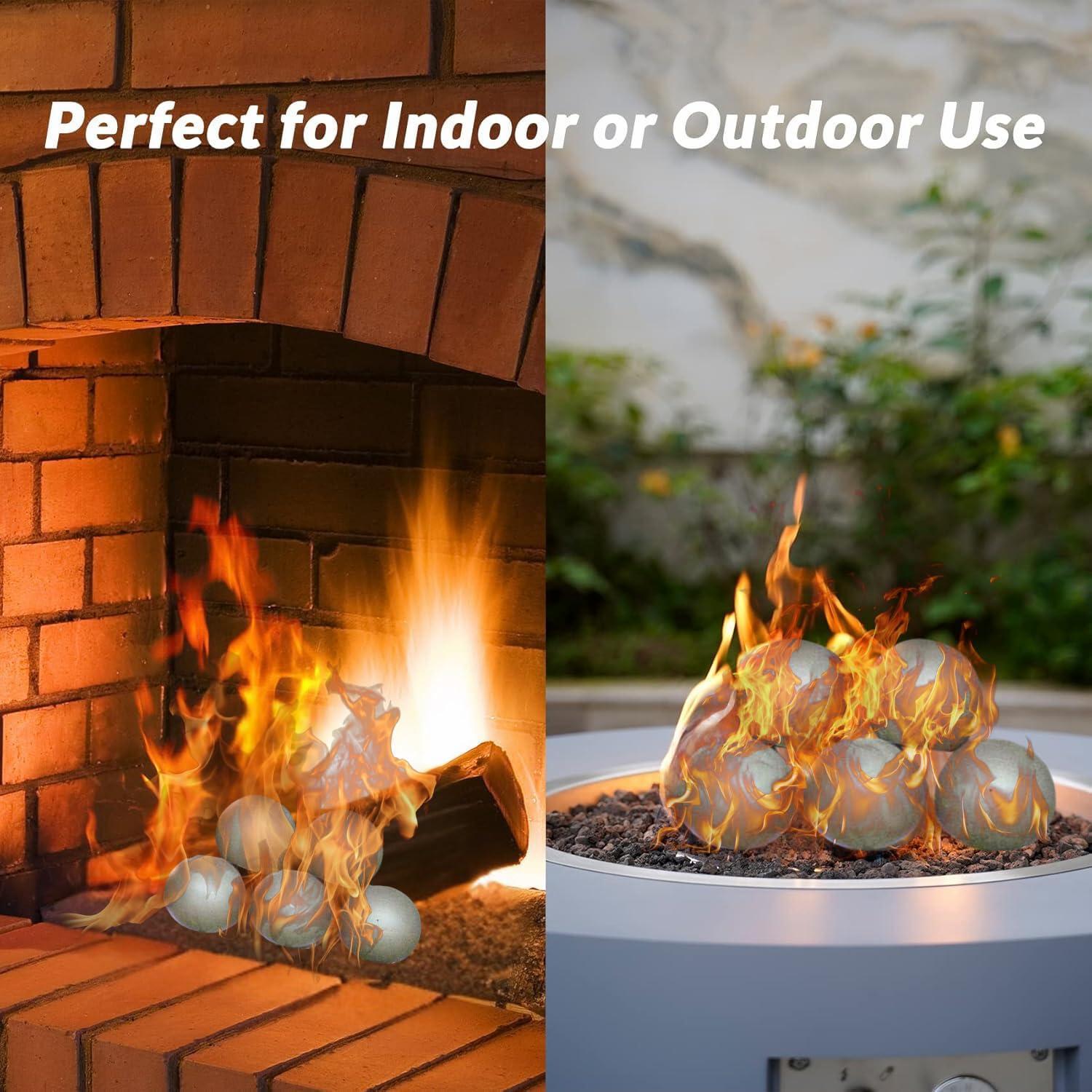 RealFyre RealFyre P45 5\" Graystone Fyre Spheres - 24\"