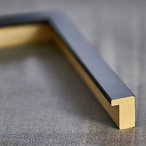 Poster Palooza 20x20 Shadow Box Frame Contemporary Black Finish | 1\" Depth of Usable Space| Interior Size 20x20 Inches| UV Resistant Acrylic, Acid-Free Backing, Wall Hangers | Made in USA