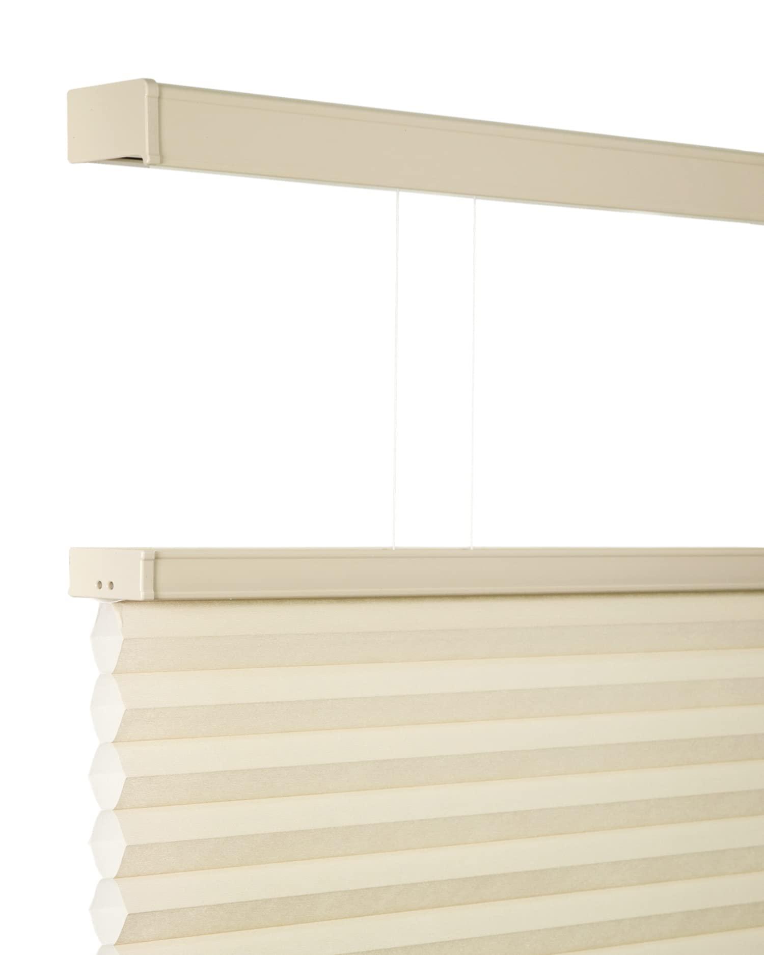 CHICOLOGY CHICOLOGY Cellular Shades, Top Down Bottom Up Shades, Blinds for Windows, Window Shades for Home, Door Blinds, Window Coverings, Cellular Blinds,Ecru - Light Filtering, 29" W x 72" H