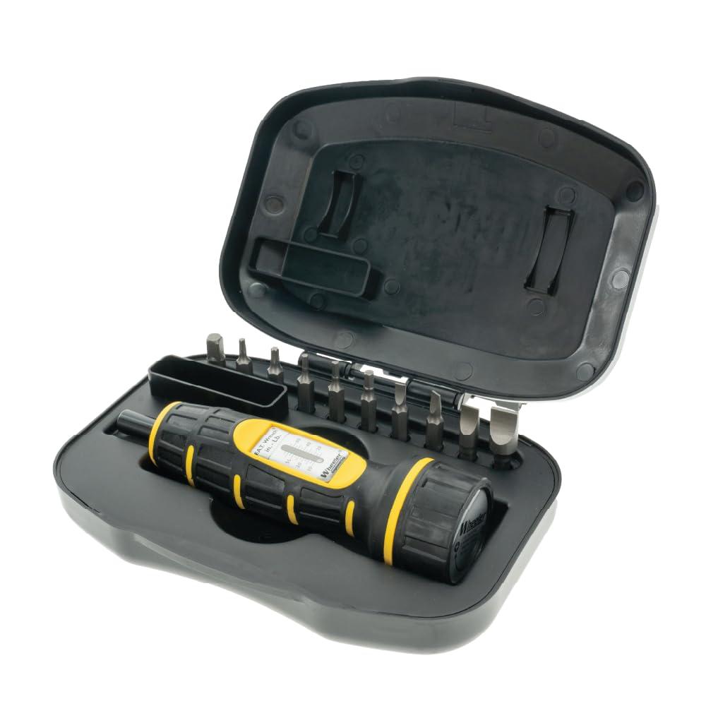Wheeler Wheeler Manual Firearms Accurizing Torque Wrench with Inch/Pounds Measurement, Bits and Storage Case for Scope Mounting, Gunsmithing and Maintenance