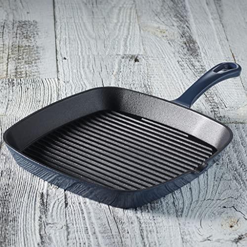 Cuisinart Cuisinart , 9.25" Square Grill Pan, Enameled Provencial Blue