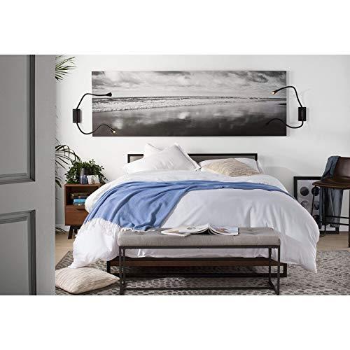 Neighbourhood Home Extra-Deep-Pocket 100% Organic Cotton Bed Sheets |Top Split-Head King 34\", Sage| - Organic Sheets - 800-Thread-Count Organic Cotton Sateen Sheets - 30-Inch Deep-Pocket Organic Certified Cotton-Sheets