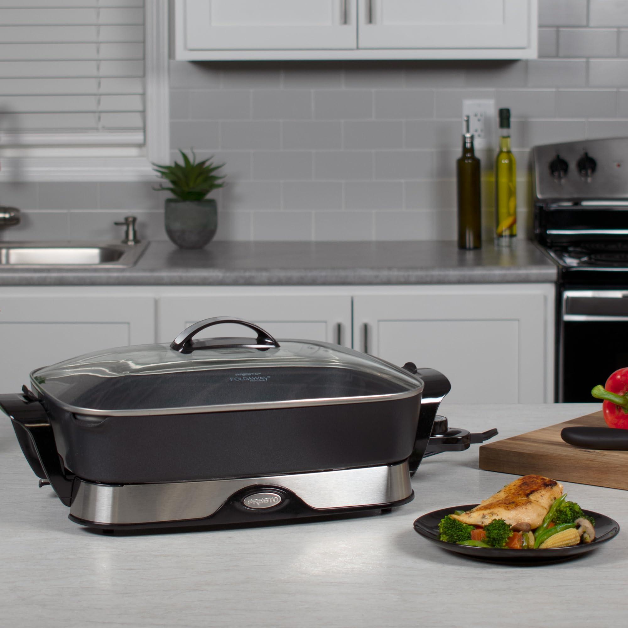 Presto Presto 06857 16-inch Electric Foldaway Skillet, Black