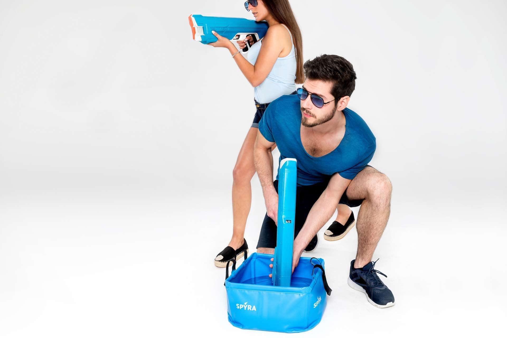 SPYRA SPYRA SpyraTwo WaterBlaster Blue Automated & Precise High-End Premium Electric Water Gun