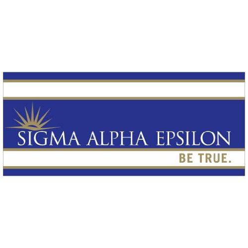 VictoryStore VictoryStore Ceramic Mugs - Sigma Alpha Epsilon,Be True Stripe Coffee Mug, 15 ounces