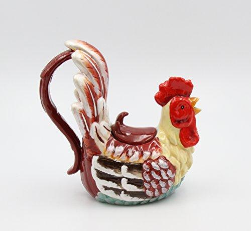 Appletree Design Appletree Design A Day in the Country Rooster Teapot, 7-1/2-Inch