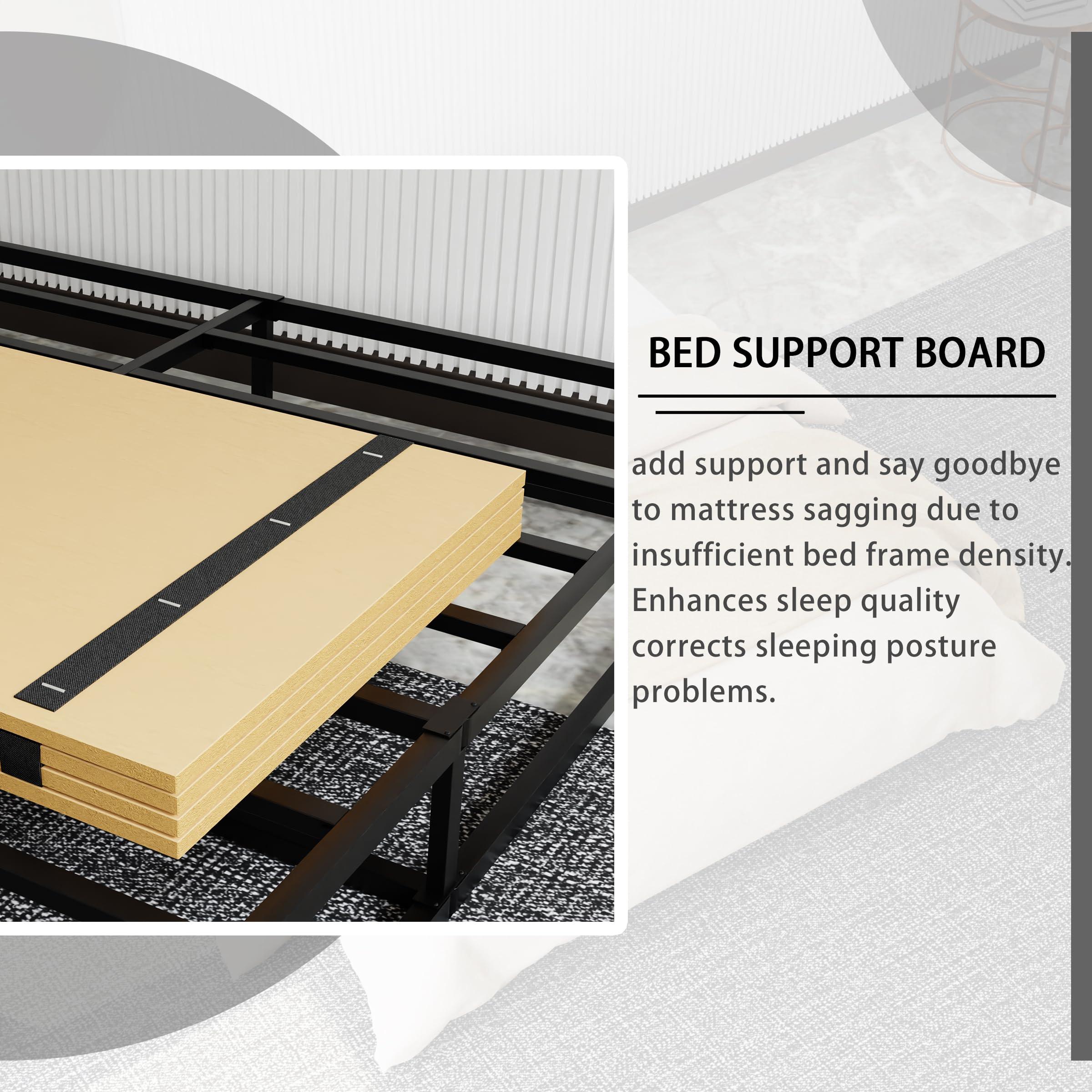 BBX-G BBX-G Heavy Duty Thick Folding Box Spring, Mattress Supporting Wood Floor, Foldable Box Spring, Bed Support Slats, 60\"x30\"