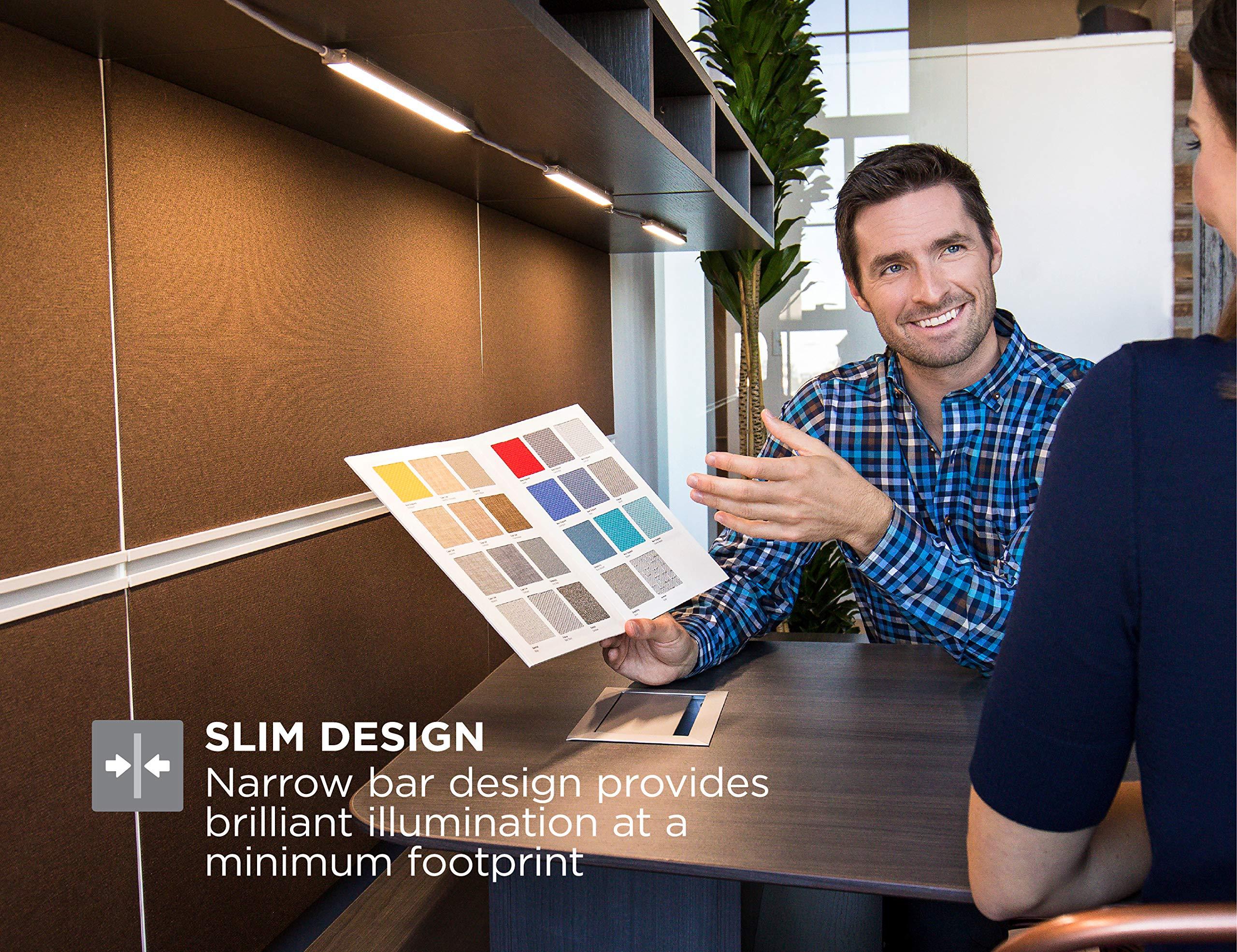 BLACK+DECKER BLACK+DECKER LED Under Cabinet Lighting Kit, 3-Bars, 12in. Each, DIY Tool-Free Install w/Magnetic Option, Daylight, 5000K, 1290 Lumens (LEDUC12-3DK)