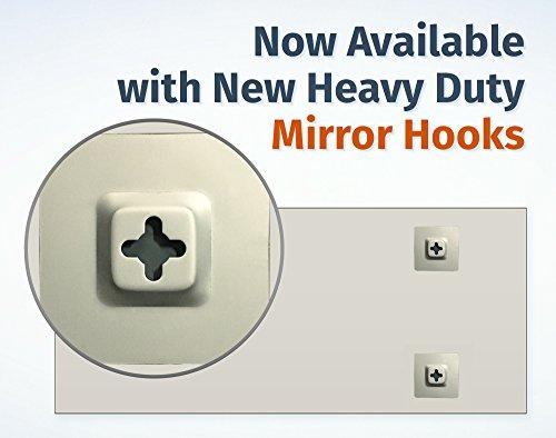 Fab Glass and Mirror Fab Glass and Mirror 1" Bevel Edge Frameless Wall-Mounted Mirrors for Bedroom, Bathroom, Living Room, Vanity, Entryways, 24" x 36", Clear