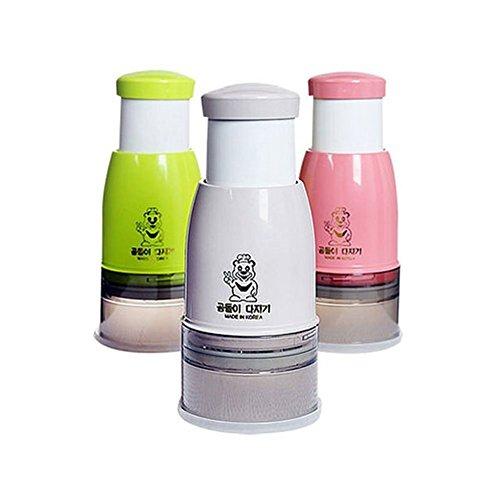Gomdoli Vegetable Chopper Slicer Food Chopper Korean TV Home Shopping Product (Pink)