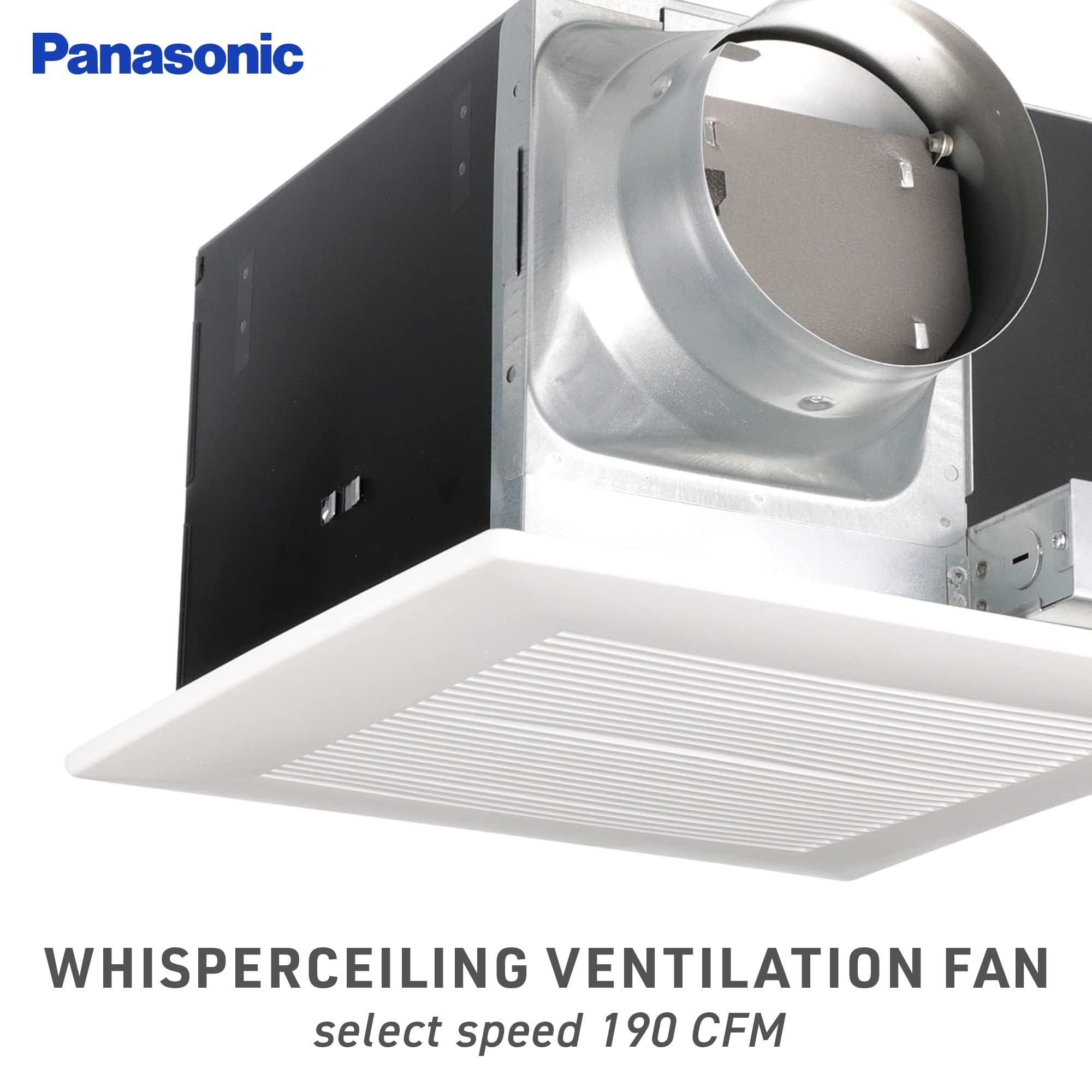 Panasonic Panasonic WhisperCeiling Bathroom Exhaust Fan, 190 CFM, FV-20VQ3