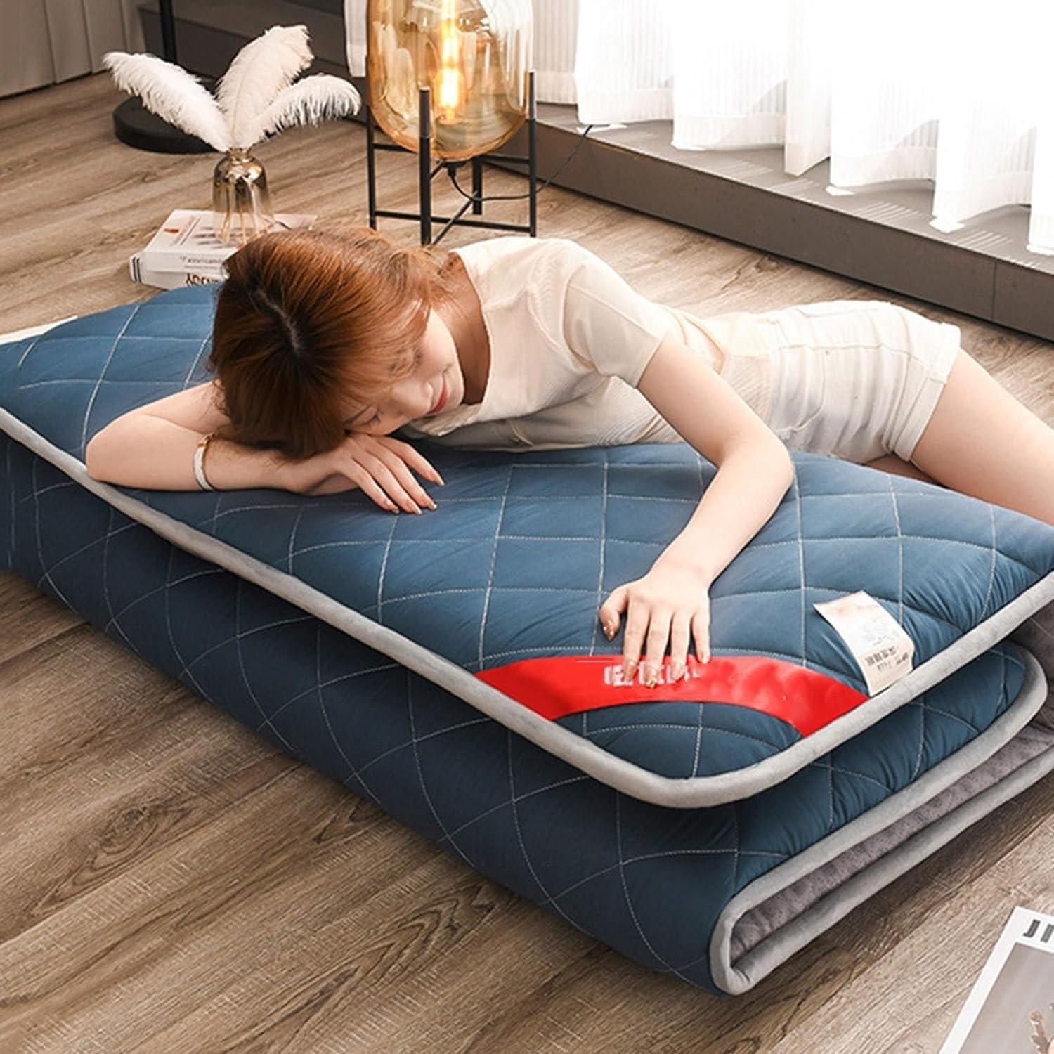 HQKZDQ Portable Mattress,Futon Mattress-Japanese Futon,japanese Tatami Mattress,Foldable Portable Japanese Floor Mattress,Floor Guest Bed Sofa, Camping Sleeping Mattresses