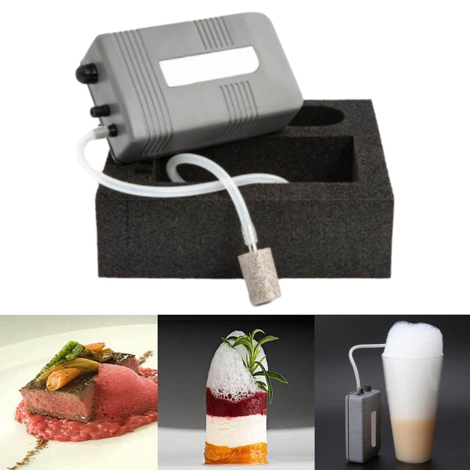 ZILOOK ZILOOK Foam Generator/Foam Machine, Molecular Gourmet Cooking Bubble Machine, Kitchen Cooking Bubble Tool, Used for Barbecue, Cocktail Drinks, Tableware Foam Making