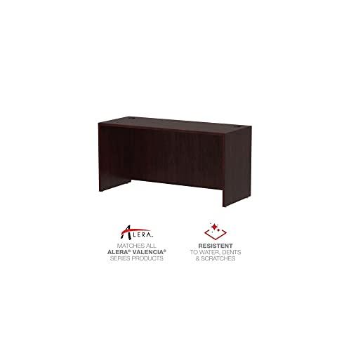 Alera Alera Valencia Series 60 by 24 by 29-12-Inch Credenza Shell, Mahogany Frame/Top