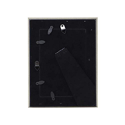 Isaac Jacobs International Isaac Jacobs 4x6 Silver Beveled Mirror Picture Frame - Classic Mirrored Frame with Deep Slanted Angle Made for Wall Décor Display, Photo Gallery and Wall Art (4x6, Silver)