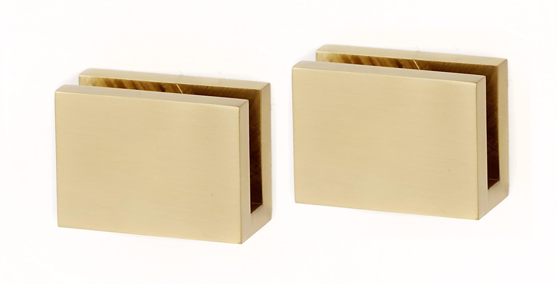 Alno Alno Contemporary II Shelf Brackets Only (pair) - Satin Brass