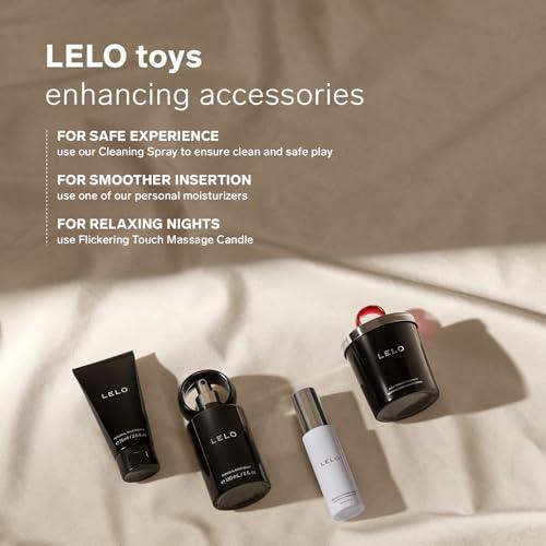 LELO LELO Flickering Touch Massage Candle, Melts into Massage Oil, Scented Candle Body Massage Oil, Luxury Skin Treatment, Black Pepper & Pomegranate Scent