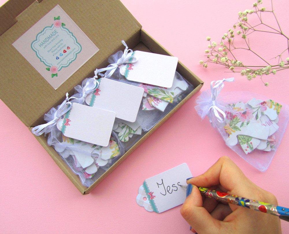 TwoCrewDesign Bridesmaid Proposal Set of 4 Puzzles, Will You Be My Bridesmaid Puzzle, Bridal Proposal Box, Bridesmaid and Maid of Honor Proposal Set Card