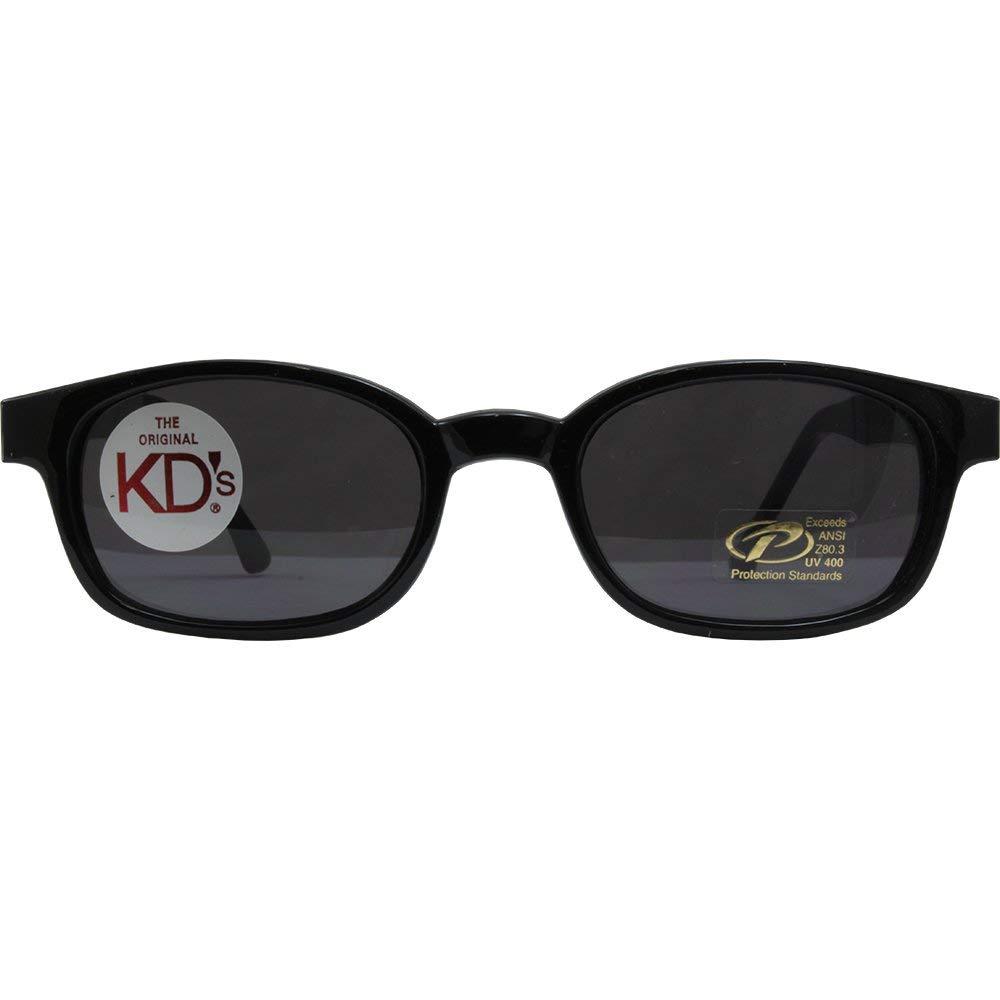 KD's KD\'s Original Flame Black Frames W/Flame Smoke Lens Sunglasses Motorcycle Glasses With Pouch