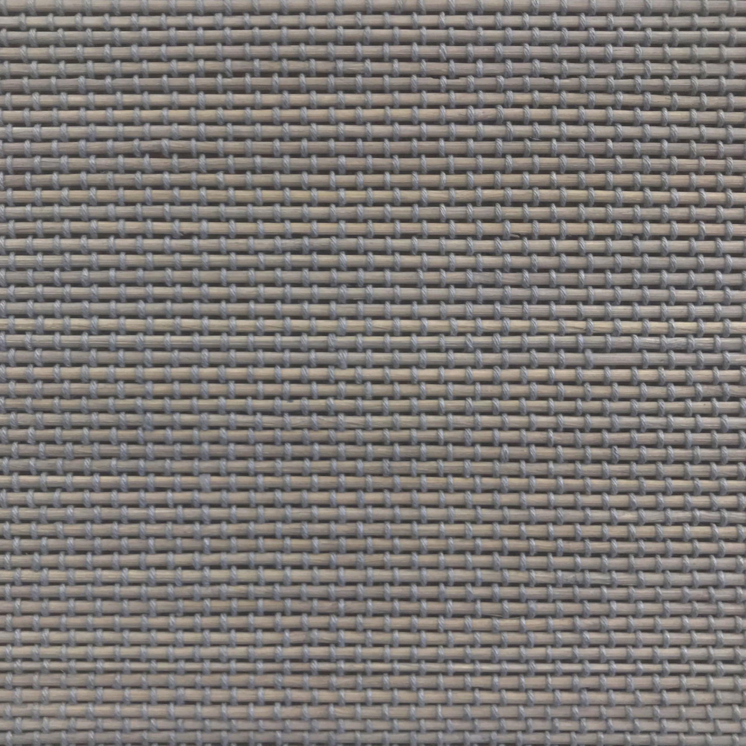 Windowsandgarden Cordless Woven Wood Roman Shades, 43W x 72H, Bamboo Mesh Grey, Sizes 20-72 Wide and 24-72 High