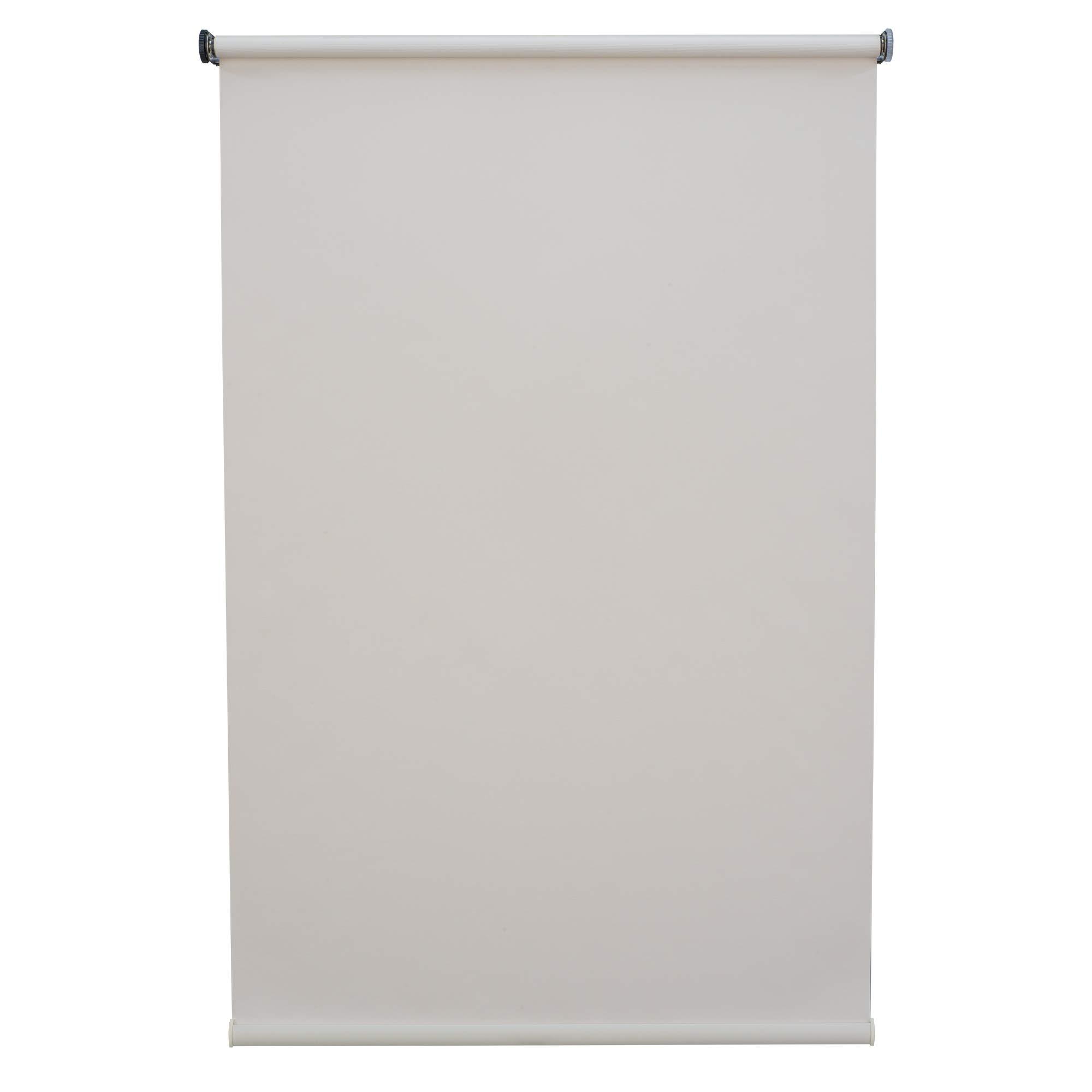 RecPro RecPro White RV Roller Shades | Slow-Rise Roller Shades | Darkening Window Cover for Camper and RV Blinds (62" W x 32" H)