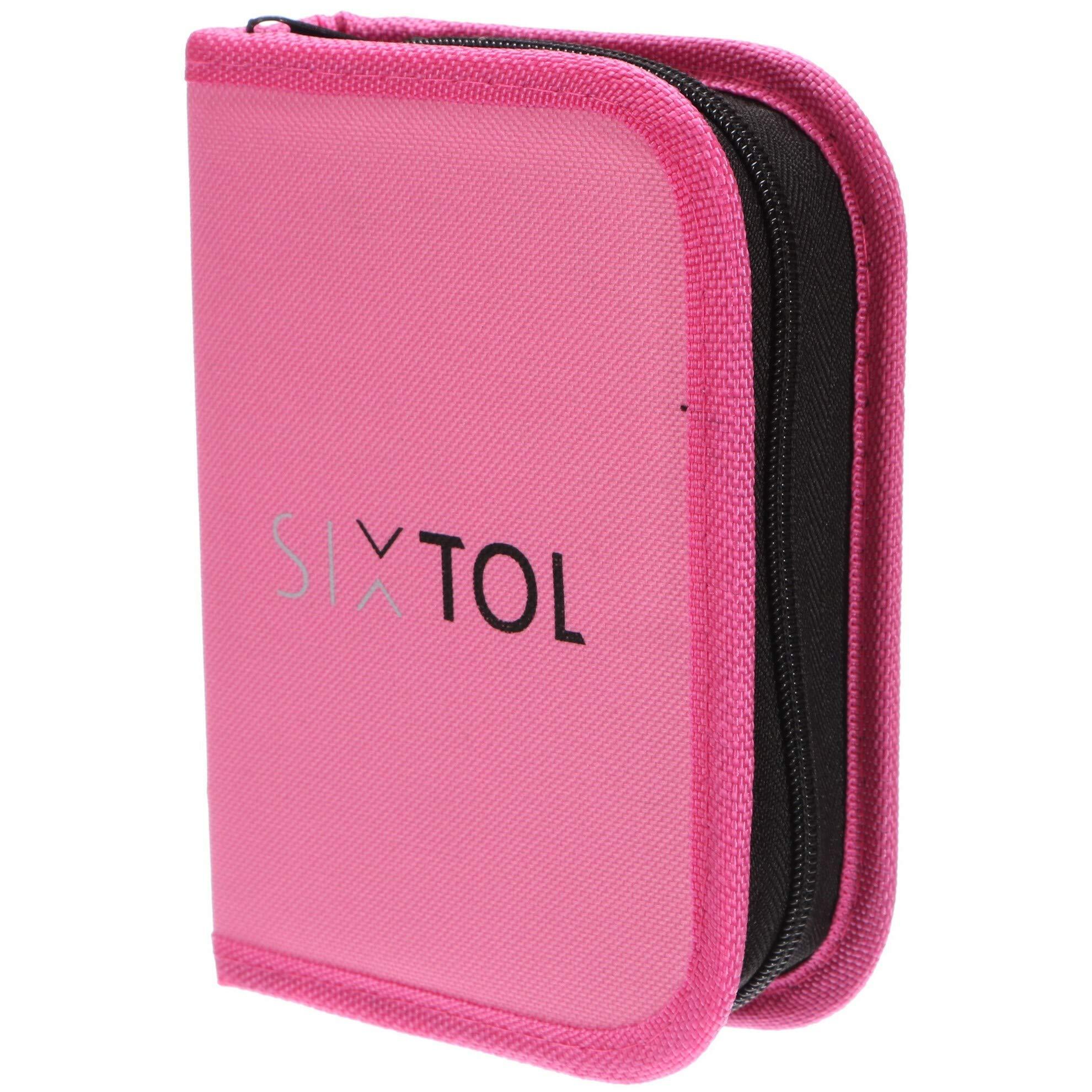 SIXTOL SIXTOL Home Pink 26 Tool Set in a Bag | For Home Use | Practical Tool Bag | High Quality | Ideal for Household or Garage | Pink, Black