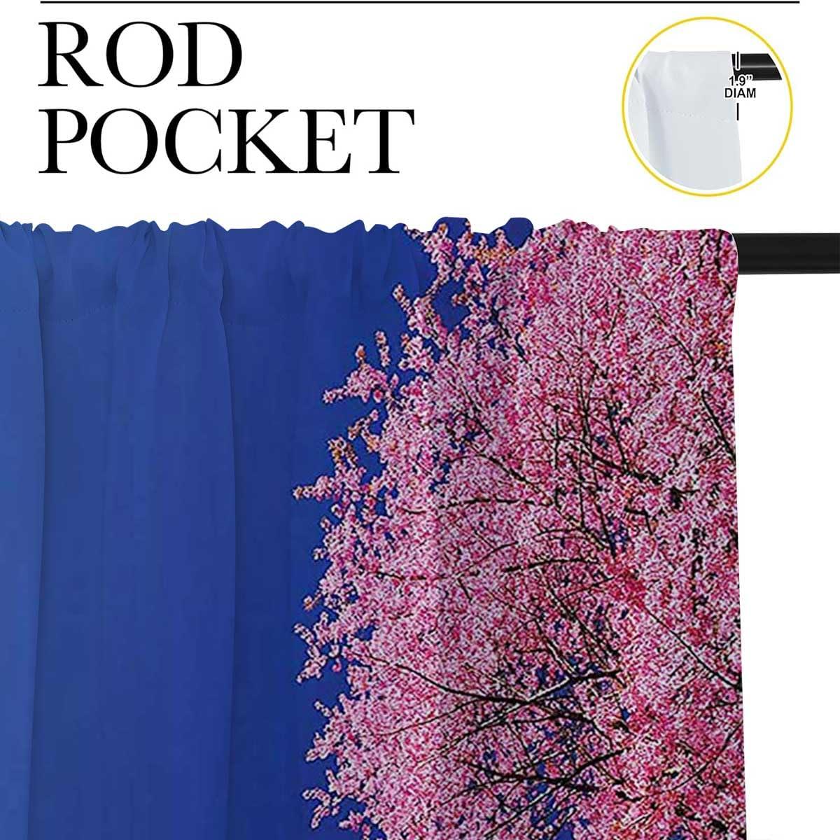 WHYATT WHYATT House Decor Blackout-Curtains Rod Pocket Curton Macrame Curtains for Doorways 55inch Width by 45inch Length