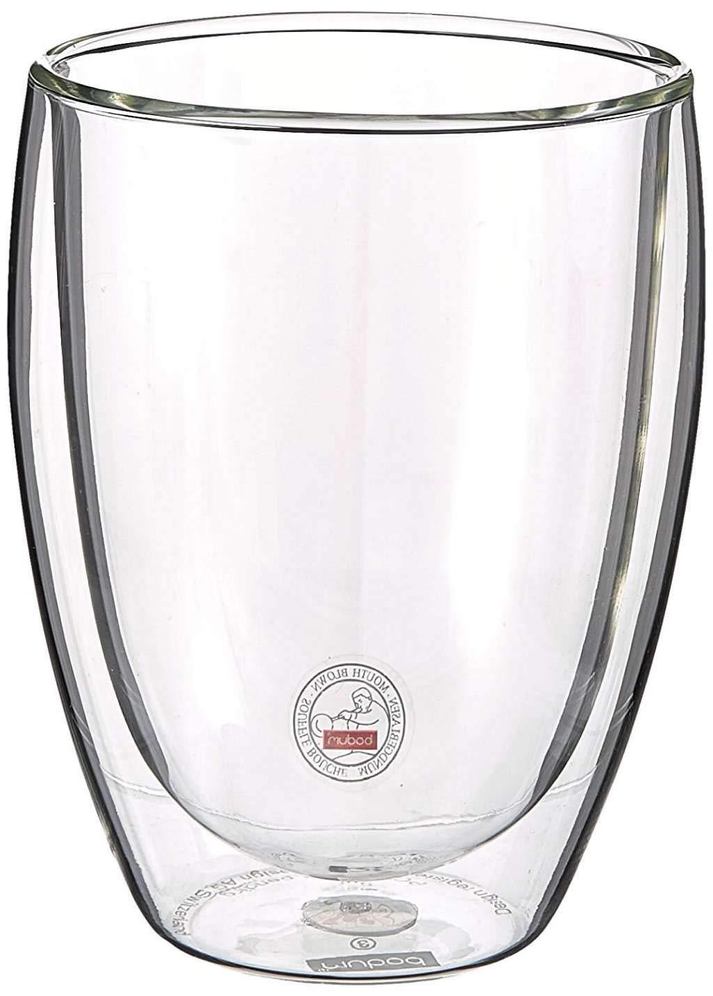 Bodum Bodum 12oz Pavina Double Wall High-Heat Borosilicate Glass, Set of 2, Clear
