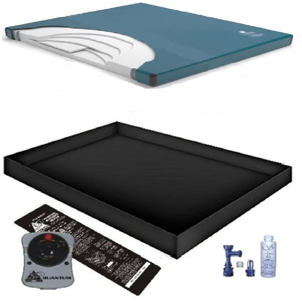 U.S. Waterbed US 100% WAVELESS WATERBED Mattress/Liner/Heater/Fill Drain/Conditioner KIT (California King 72x84 1US7000lG1)