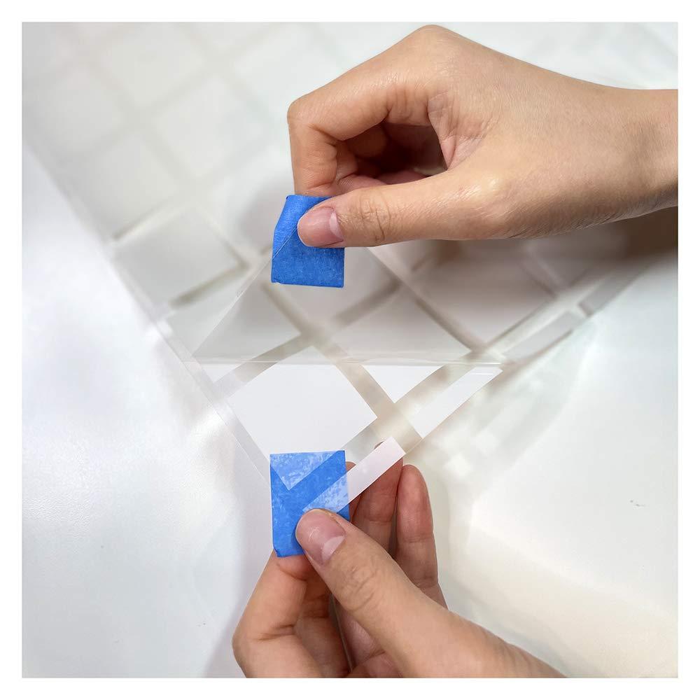 Buydecorativefilm BDF BBL Window Film Bold Block Decorative (1 3/8 Inch White Squares) - 60\" X 25ft