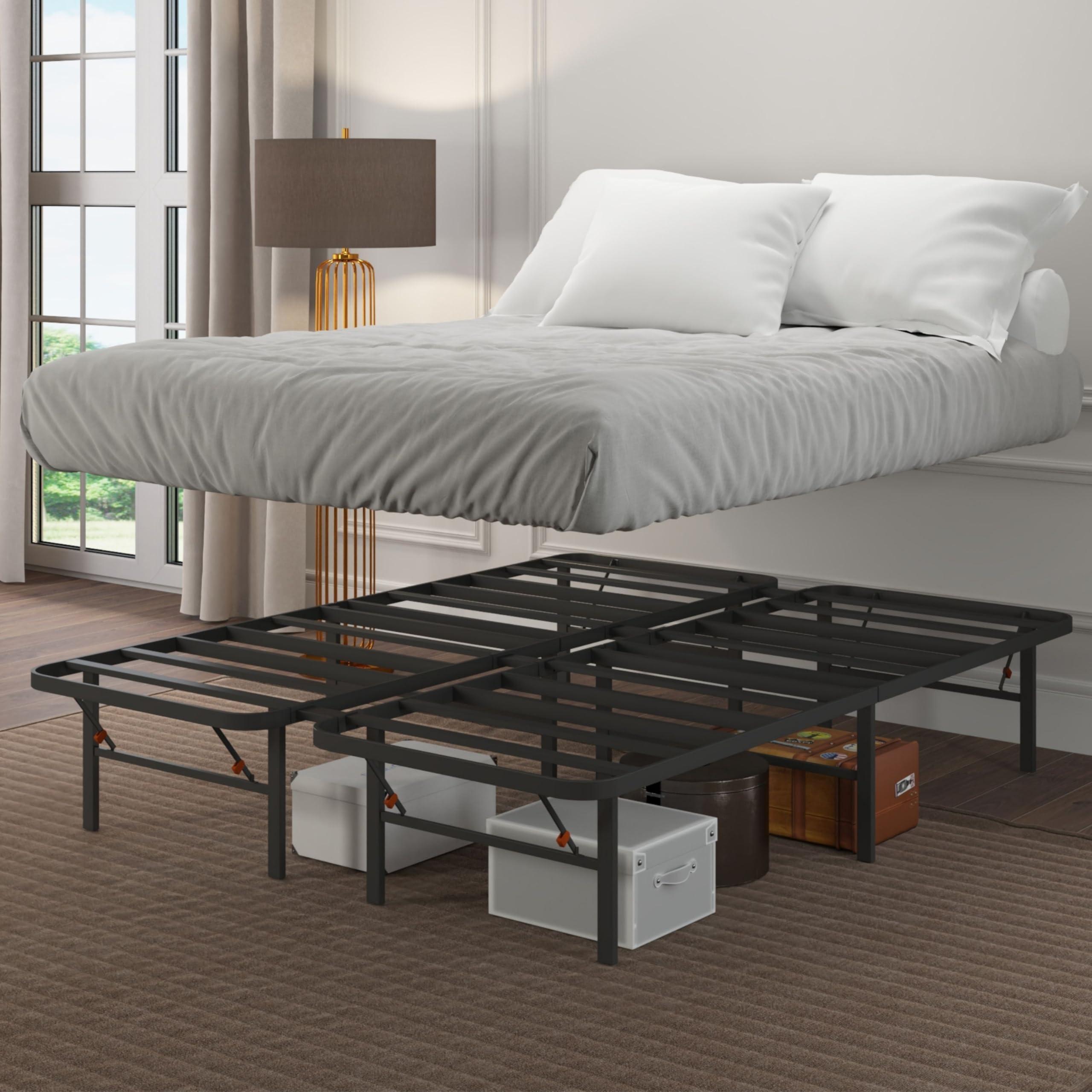 Hollywood Bed Frames Hollywood Bed Frames Bedder Base Platform, Double, Black