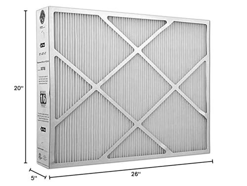 HEALTHY CLIMATE Lennox Y6604- PureAir PCO3-20-16 MERV 16 Filter- 20" x 26" x 5"