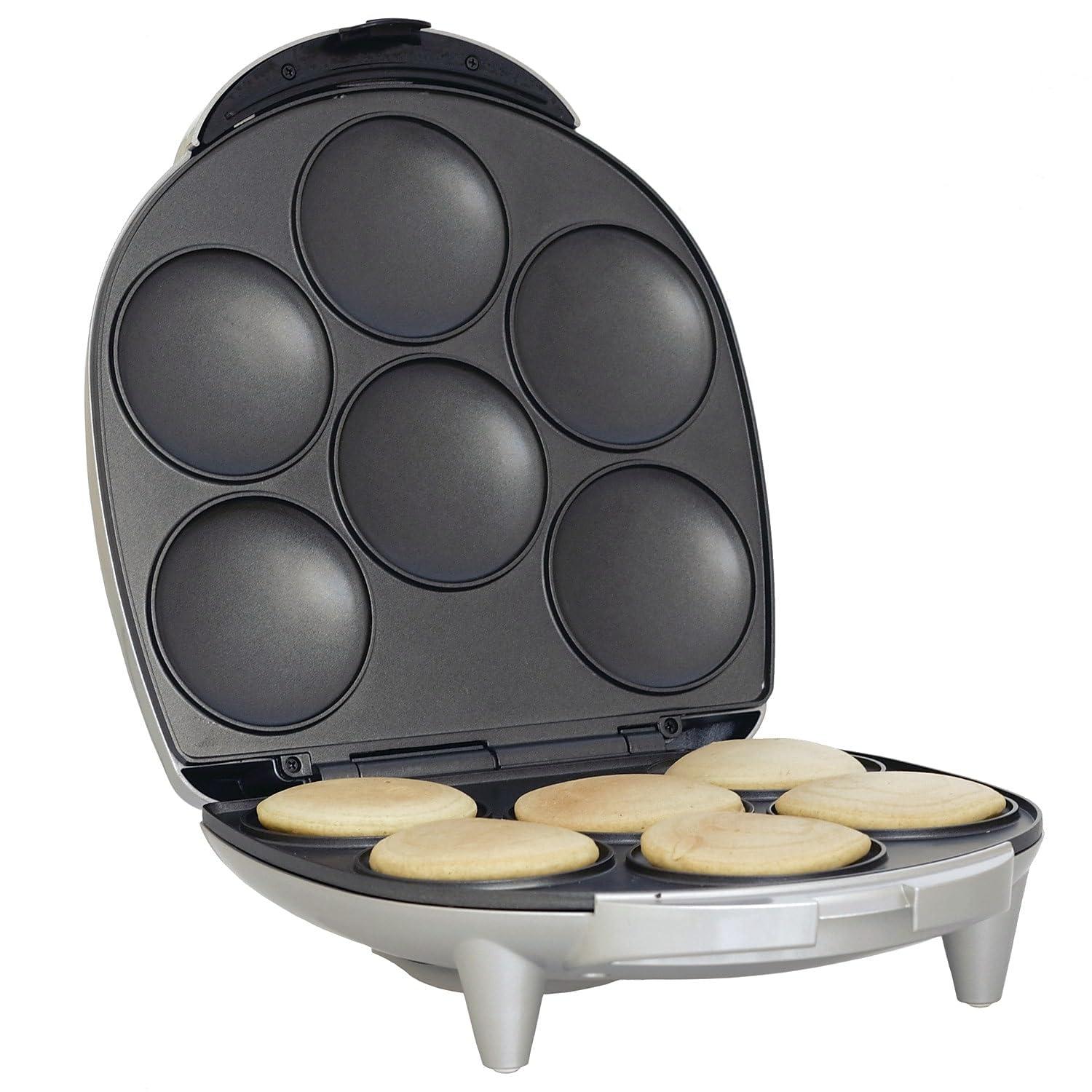 Brentwood Brentwood AR-136 6 Piece Non-Stick Arepa Maker Silver, 1\"