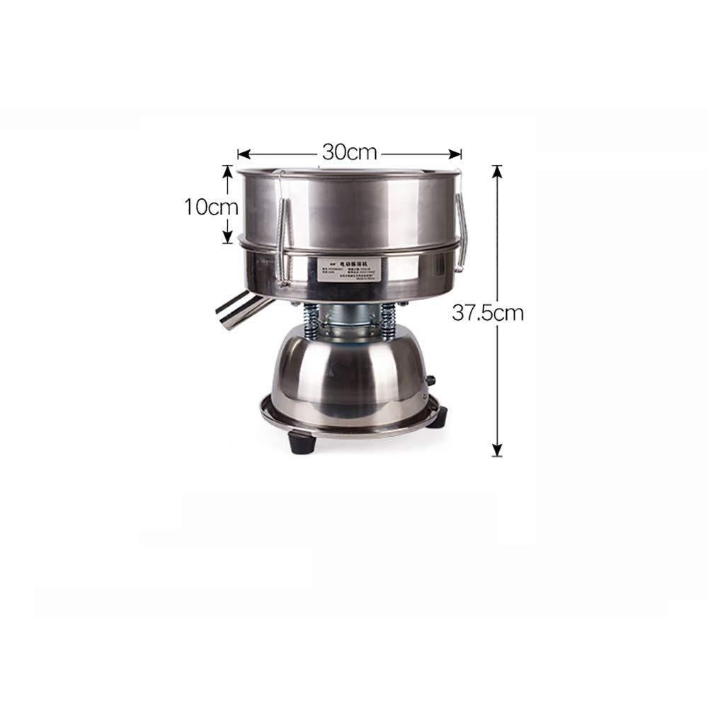 iDili Automatic Sifter Shaker Machine, Electric Vibrating Screen Powder, Screening Sifting Machine Powder Sieve Machine for Powder Particle Stainless Steel, 10cm Hight Sieve (150 Mesh)