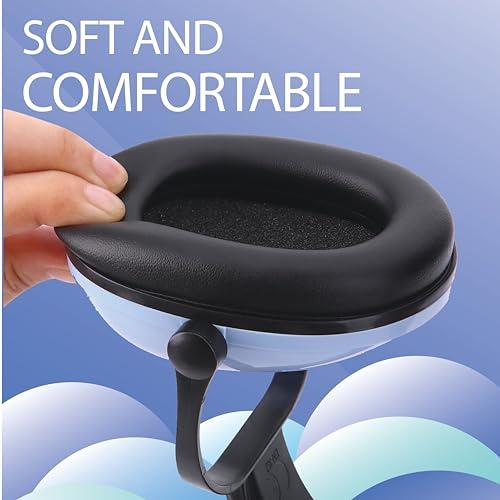 Amplim Amplim Ear Muffs for Noise Reduction | Noise Cancelling Headphones for kids Toddlers Teens | American ANSI, European CE, and Australian Standards Certified Earmuff - Blue