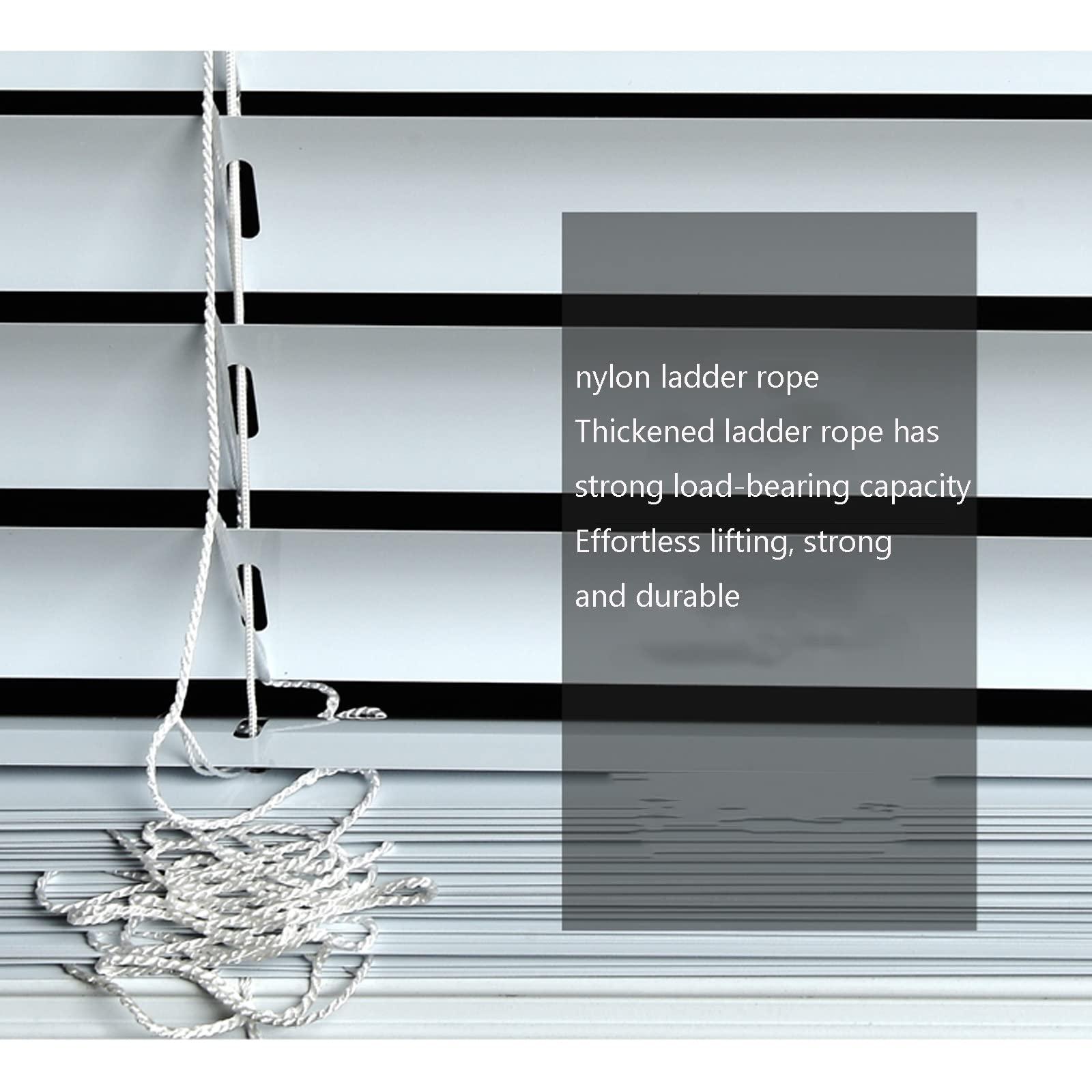 ZXCVBNAS Aluminum Horizontal Mini Blinds, Room Darkening Venetian Blinds,Horizontal Mini Blinds Window Shades ,for Home Office Bathroom French Door Windows Office,W150xH280cm/59x110in