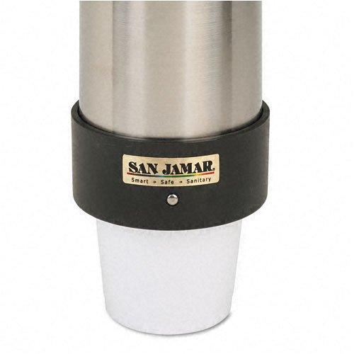San Jamar San Jamar : Large Water Cup Dispenser with Removable Cap,Wall Mounted, Stainless Steel -:- Sold as 2 Packs of - 1 - / - Total of 2 Each