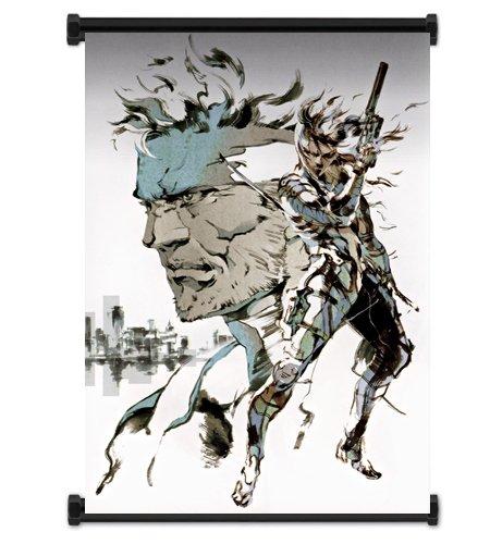Wall Scrolls Metal Gear Solid 2 Sons of Liberty Game Fabric Wall Scroll Poster (16"x24") Inches