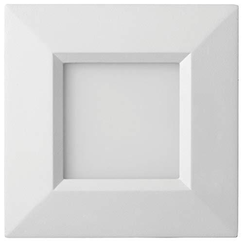 Lithonia Lighting Lithonia Lighting WF6 SQ S LED 30K MW M6 Ultra-Thin Square LED Recessed Ceiling Light, 3000K | Bright White, Matte White