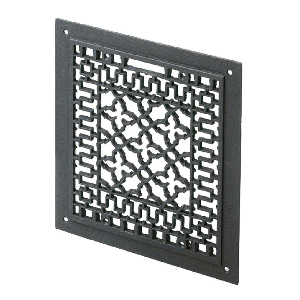 Minuteman International Minuteman International Cast Iron Floor Grate Grille, Black