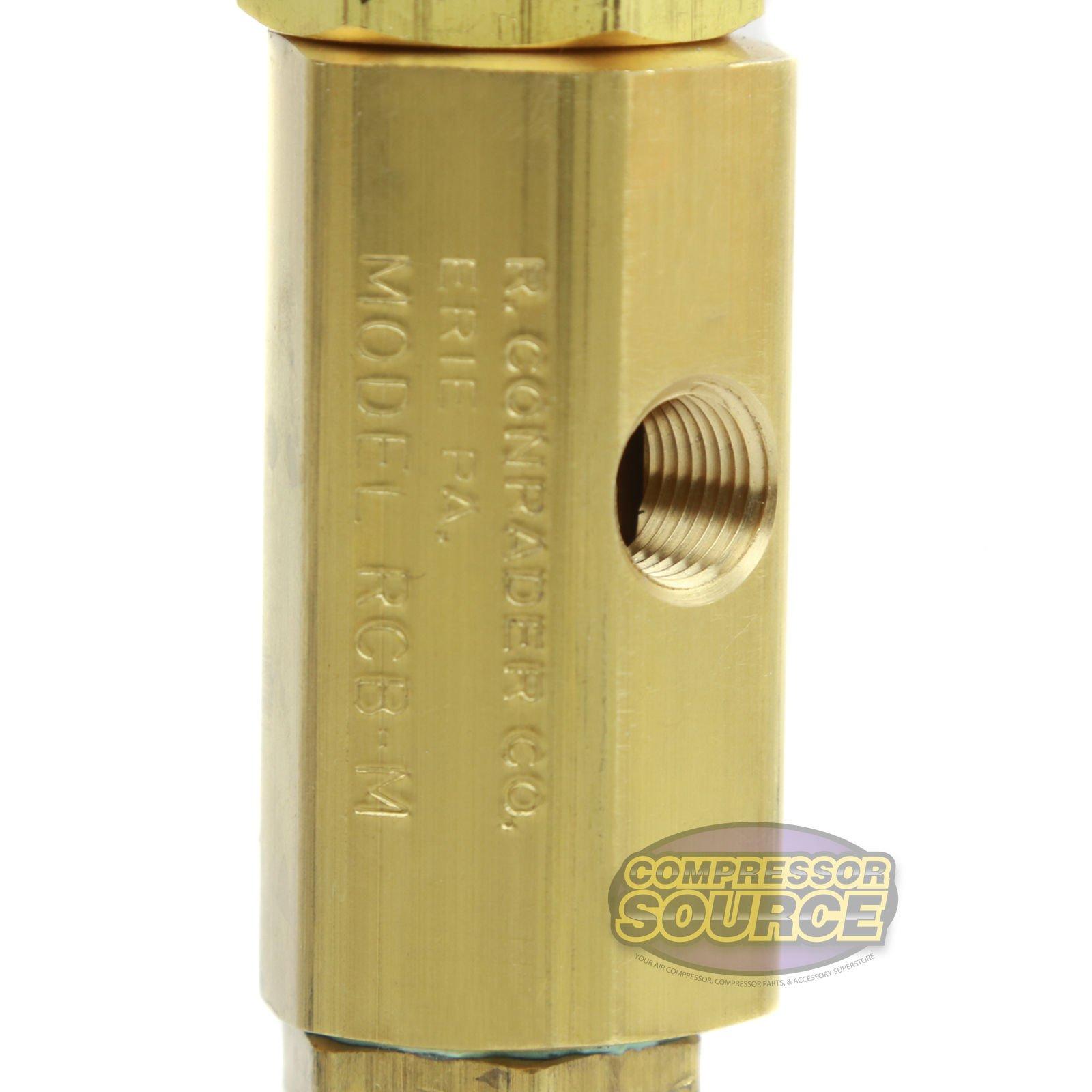 conrader New Pilot Unloader Valve for Air Compressor 1/4" MPT - 95-125 PSI