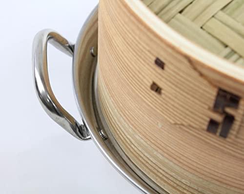 Manyo Banyo EX00407A Induction Compatible Stenceiro Pot, 5.9 inches (15 cm) Set, Made in Japan